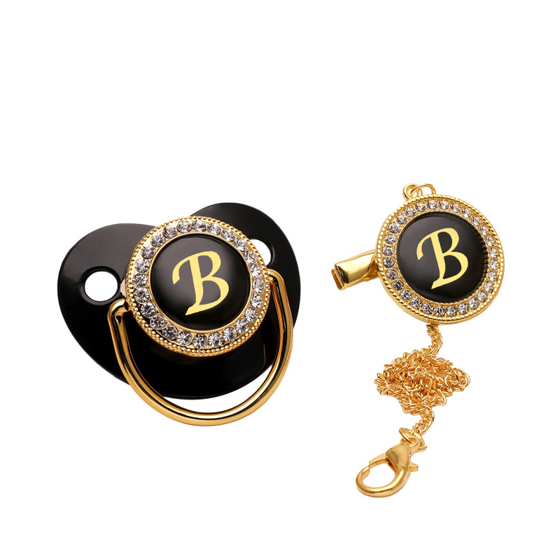 Baby Products Newborn - Black Gold Luxury Pacifier for Babies