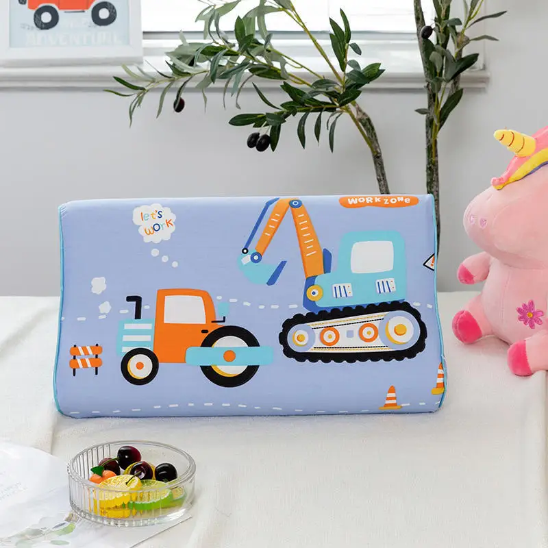 Infant Head Protector - Kids Pillow Cartoon Natural Latex Children