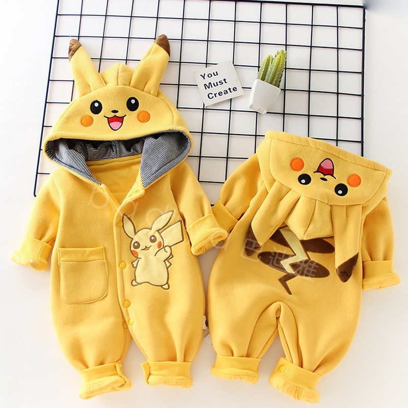 Baby Products Newborn - Cartoon Pocket Monsters Baby Pyjamsa Newborn