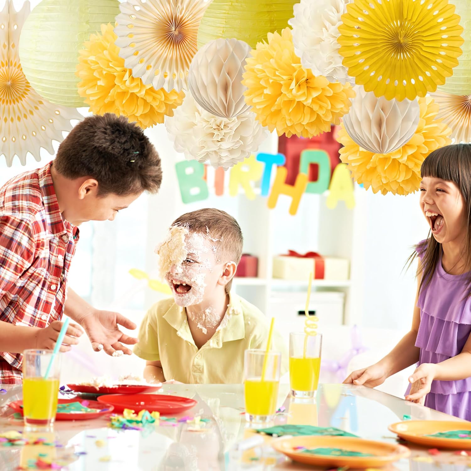 Yellow Party Decorations Yello - Baby Products Moisturizer 评论和价格