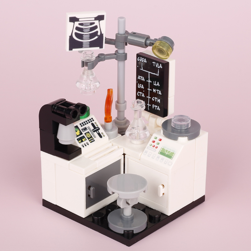 MOC City Laboratory Lab Buildi - Lego Set Creator 评论和价格