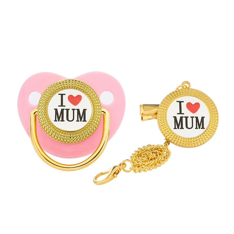I Love Mum Dad Baby Pacifier C - Baby Products Newborn 评论和价格