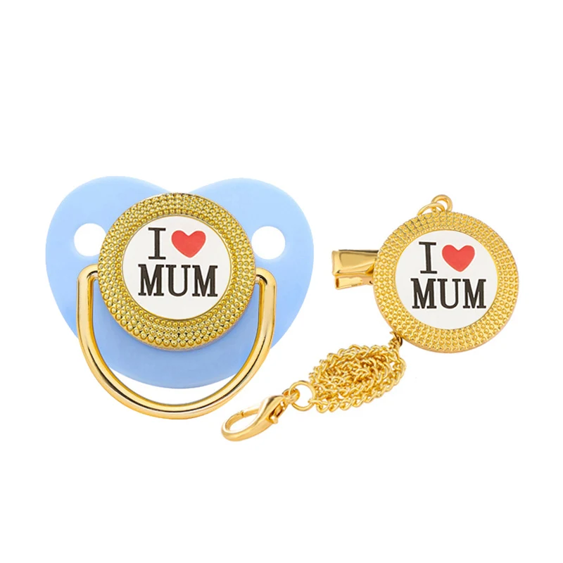 I Love Mum Dad Baby Pacifier C - Baby Products Newborn 评论和价格
