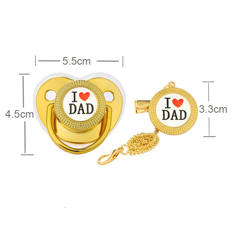I Love Mum Dad Baby Pacifier C - Baby Products Newborn 评论和价格