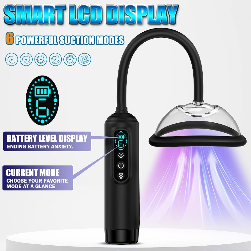 LCD Pussy Pump Nipple Sucker V - Breast Pump 评论和价格