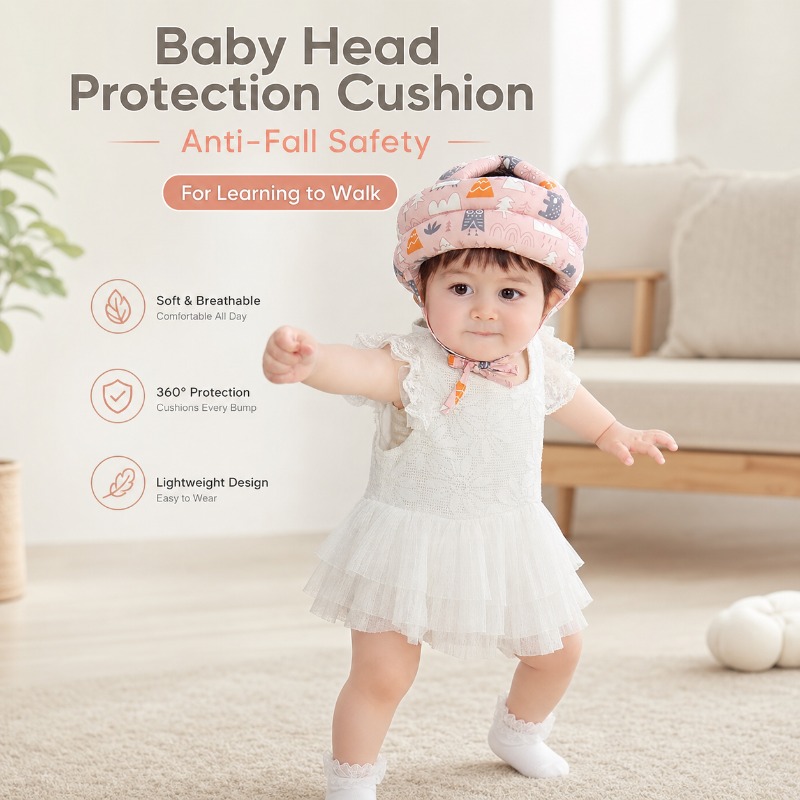 Toddler Anti Fall Helmet Adjus - Infant Head Protector 评论和价格