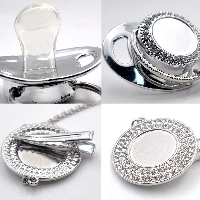 Pacifier Clip Silver Corwn Pac - Baby Products Newborn 评论和价格