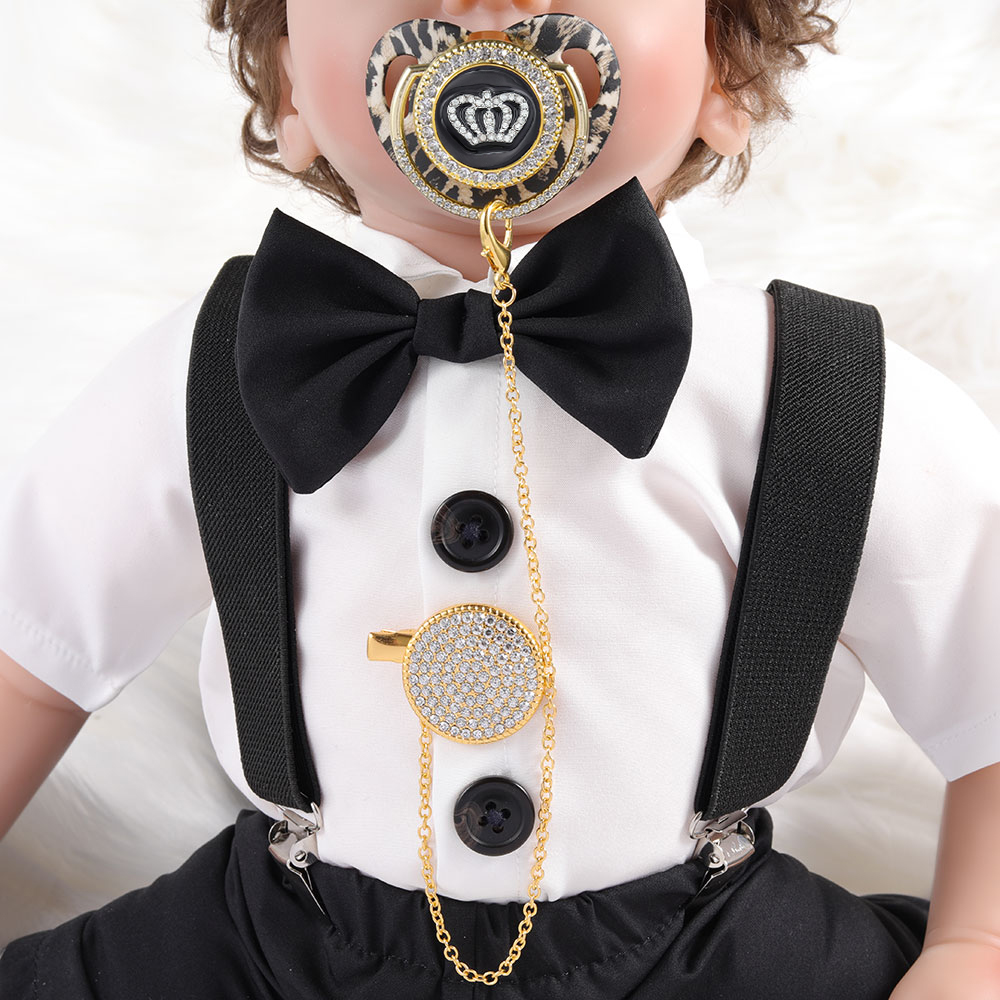 Pacifier Clip Silver Corwn Pac - Baby Products Newborn 评论和价格