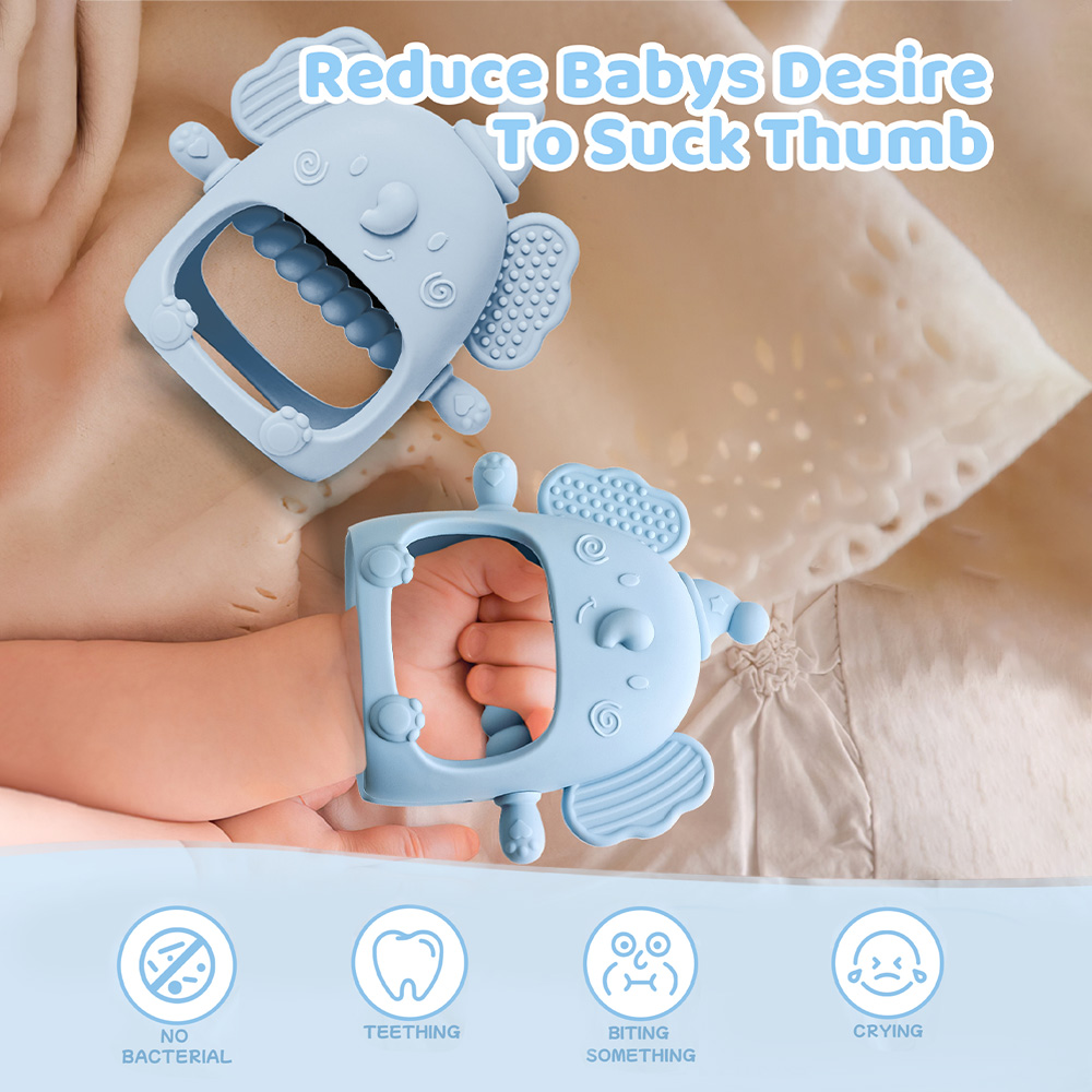1PC Silicone Teether Baby Toys - Baby Products You Need 评论和价格