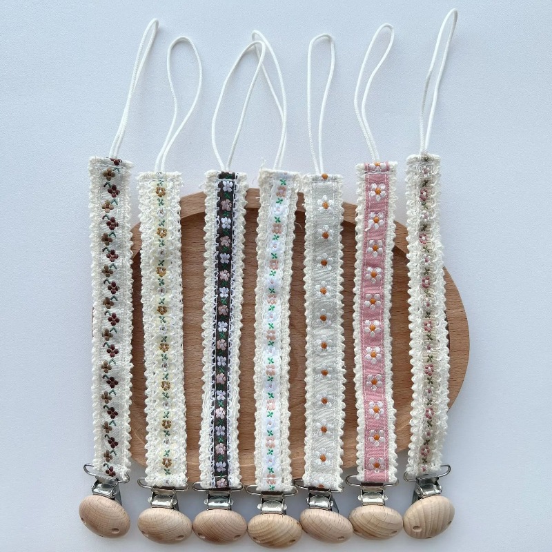 Lace Pacifier Clip Chain for N - Baby Products Newborn 评论和价格
